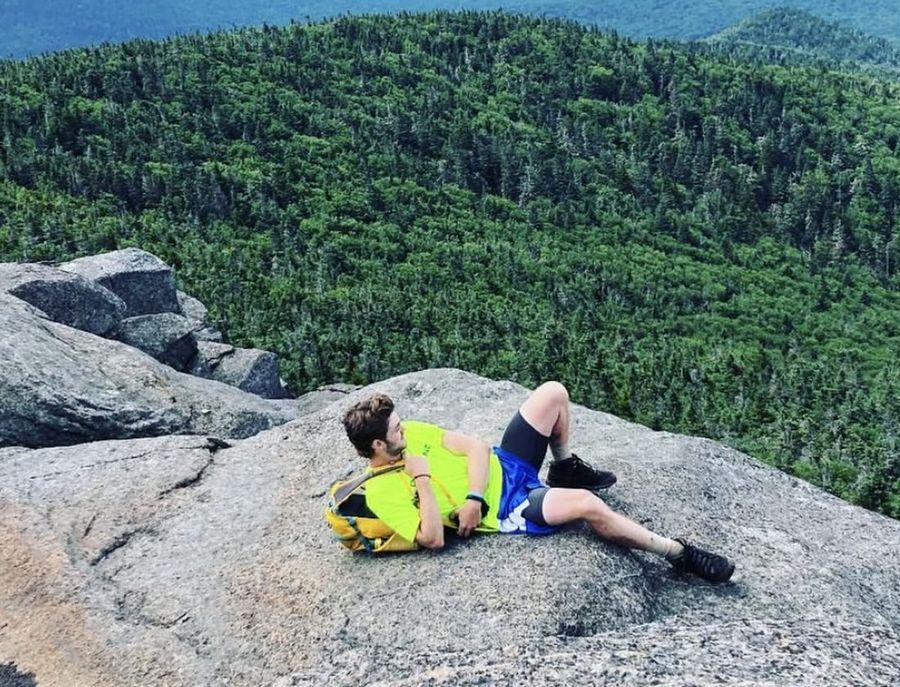 Ian would always find time to stop and enjoy the view.
